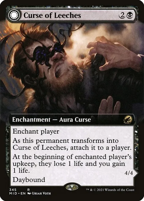 Curse of Leeches // Leeching Lurker · Innistrad: Midnight Hunt 345/399