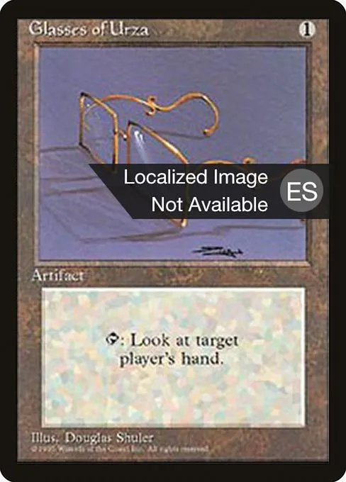 Glasses of Urza · Fourth Edition Foreign Black Border 321/378