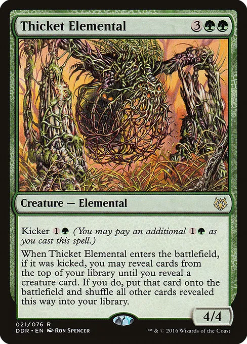 Thicket Elemental · Duel Decks: Nissa vs. Ob Nixilis 21/76
