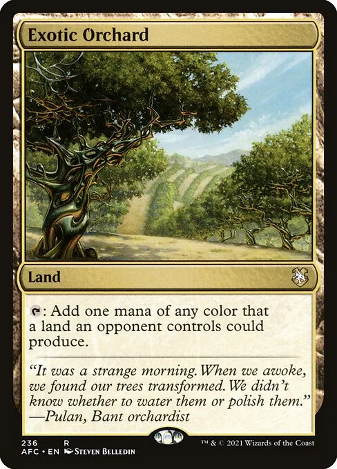 Exotic Orchard · Forgotten Realms Commander 236/331