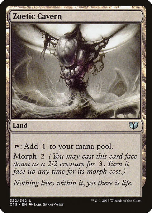 Zoetic Cavern · Commander 2015 322/342