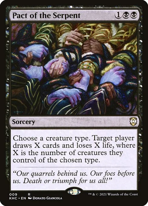 Pact of the Serpent · Kaldheim Commander 9/119