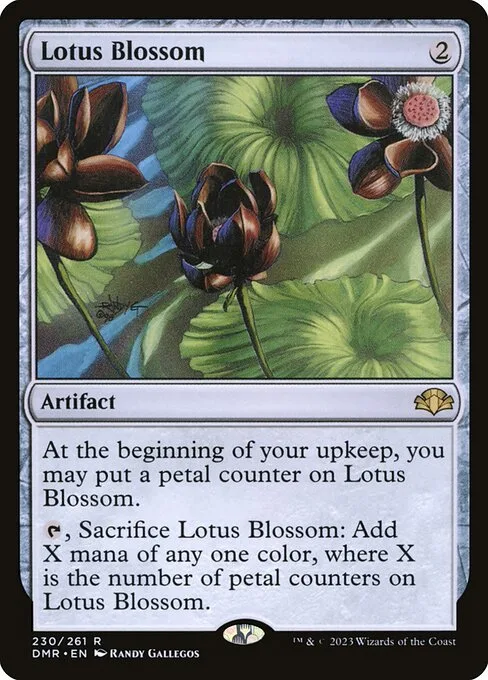 Lotus Blossom · Dominaria Remastered 230/457