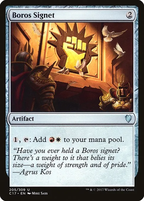 Boros Signet · Commander 2017 205/309