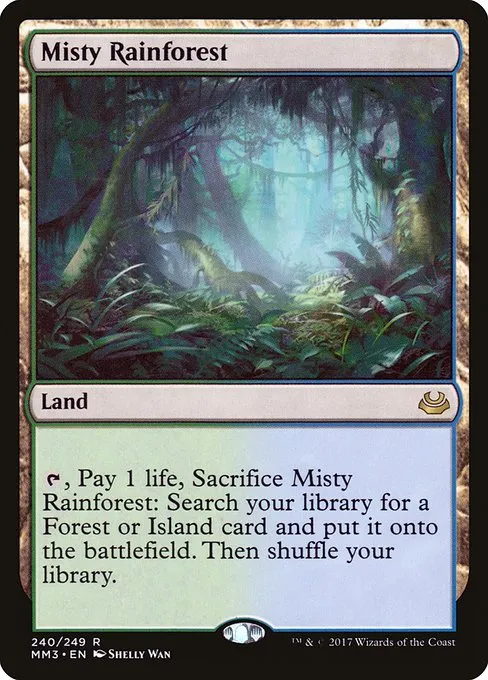 Misty Rainforest · Modern Masters 2017 240/249