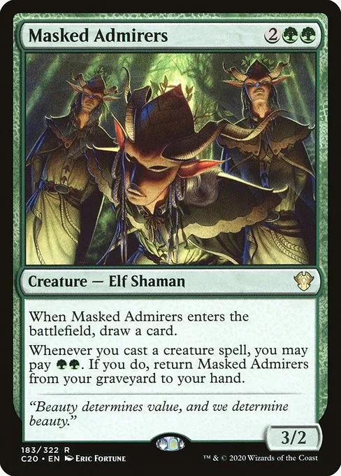 Masked Admirers · Commander 2020 183/322