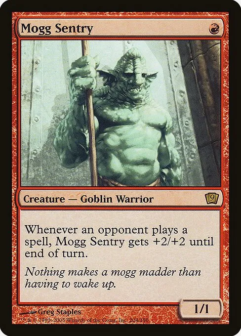 Mogg Sentry · Ninth Edition 204★/710