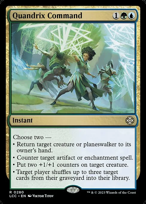 Quandrix Command · The Lost Caverns of Ixalan Commander 280/370