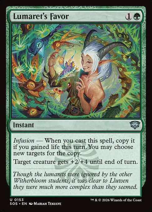 Lumaret's Favor · Secrets of Strixhaven 153/368