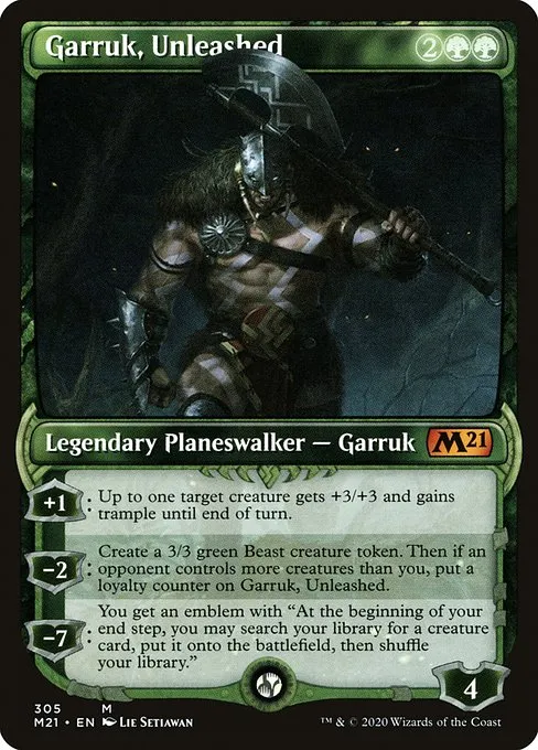 Garruk, Unleashed · Core Set 2021 305/397