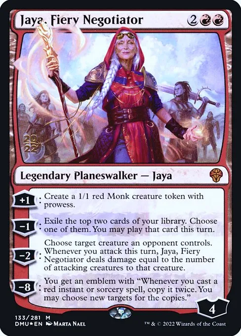 Jaya, Fiery Negotiator · Dominaria United Promos 133s/161