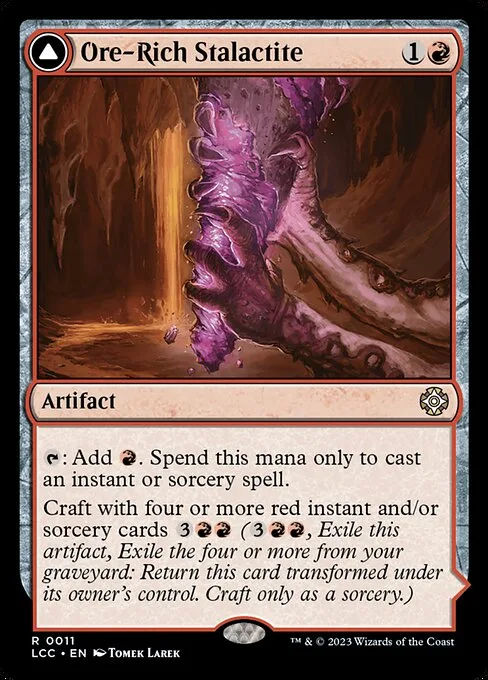 Ore-Rich Stalactite // Cosmium Catalyst · The Lost Caverns of Ixalan Commander 11/370