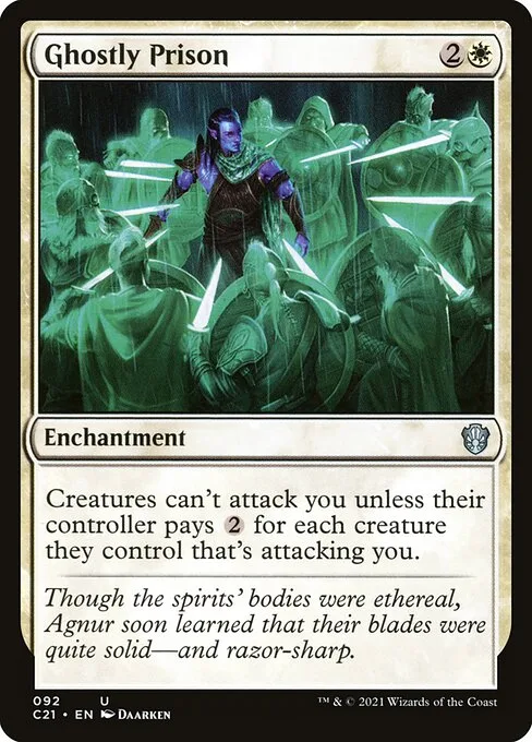 Ghostly Prison · Commander 2021 92/409