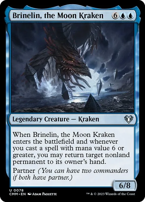 Brinelin, the Moon Kraken · Commander Masters 78/1067