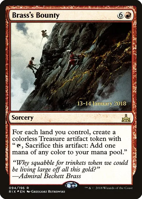 Brass's Bounty · Rivals of Ixalan Promos 94s/98