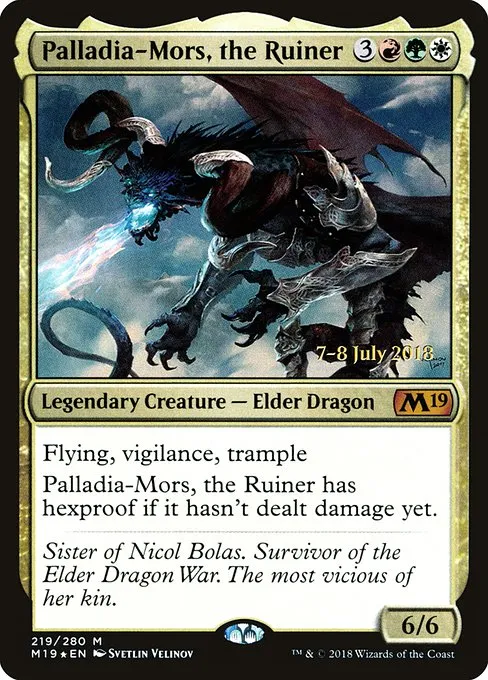 Palladia-Mors, the Ruiner · Core Set 2019 Promos 219s/95