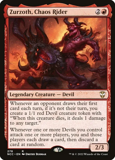 Zurzoth, Chaos Rider · New Capenna Commander 278/447