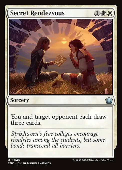 Secret Rendezvous · Foundations Commander 45/3