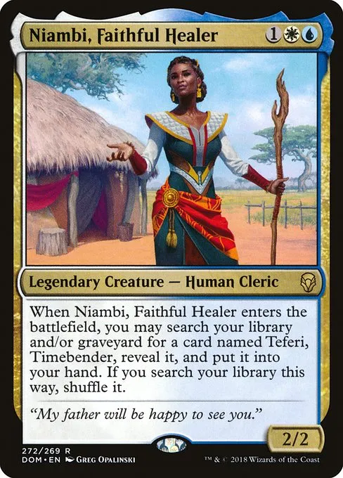 Niambi, Faithful Healer · Dominaria 272/280