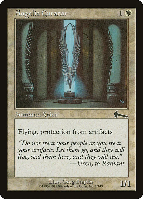 Angelic Curator · Urza's Legacy 1/143