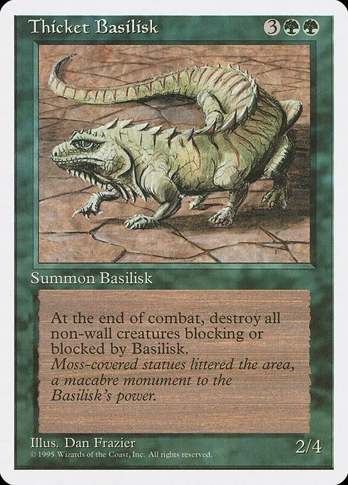 Thicket Basilisk · Fourth Edition 274/380