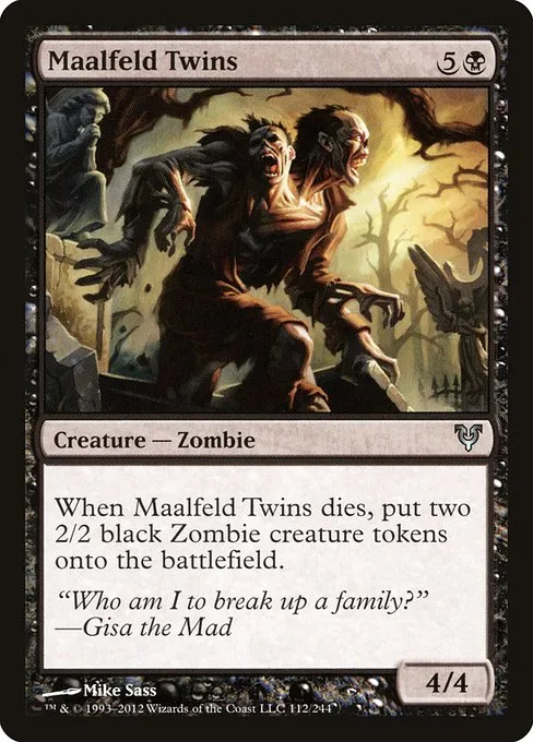 Maalfeld Twins · Avacyn Restored 112/244