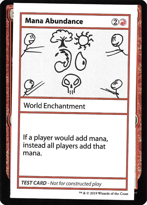 Mana Abundance · Mystery Booster Playtest Cards 2021 58/121