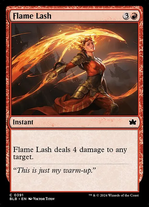 Flame Lash · Bloomburrow 391/398