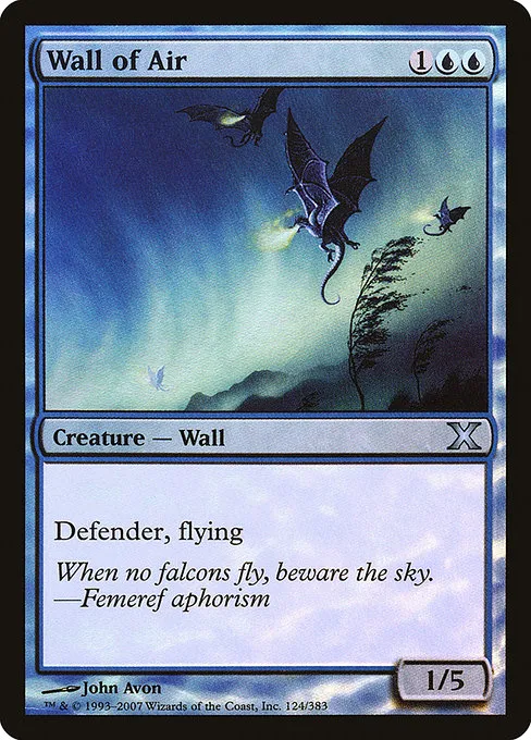Wall of Air · Tenth Edition 124★/510