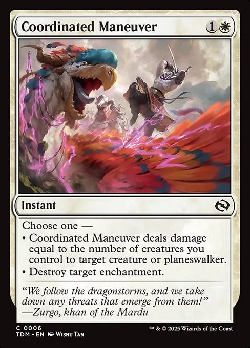 Coordinated Maneuver · Tarkir: Dragonstorm 6/427