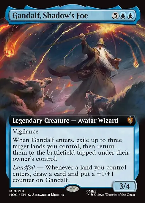Gandalf, Shadow's Foe · The Hobbit Commander 99/7