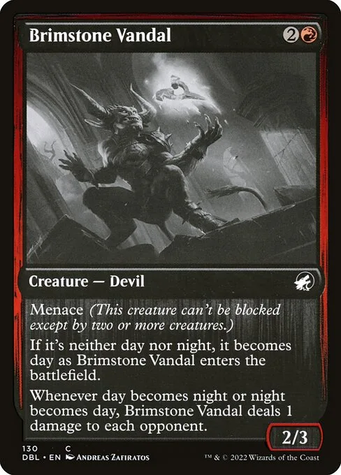 Brimstone Vandal · Innistrad: Double Feature 130/535