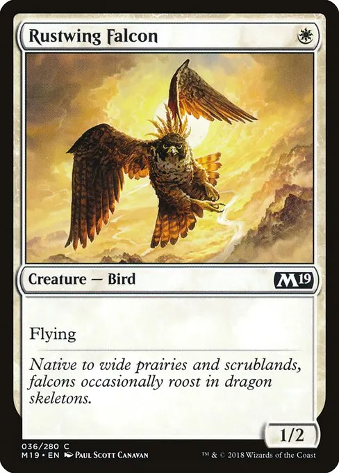 Rustwing Falcon · Core Set 2019 36/314
