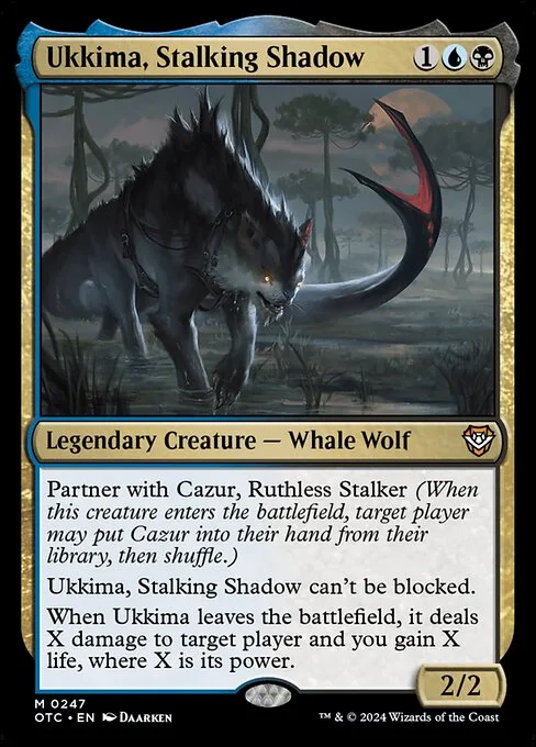 Ukkima, Stalking Shadow · Outlaws of Thunder Junction Commander 247/342