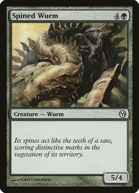 Spined Wurm · Duels of the Planeswalkers 83/113