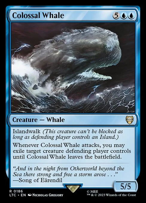 Colossal Whale · Tales of Middle-earth Commander 186/591
