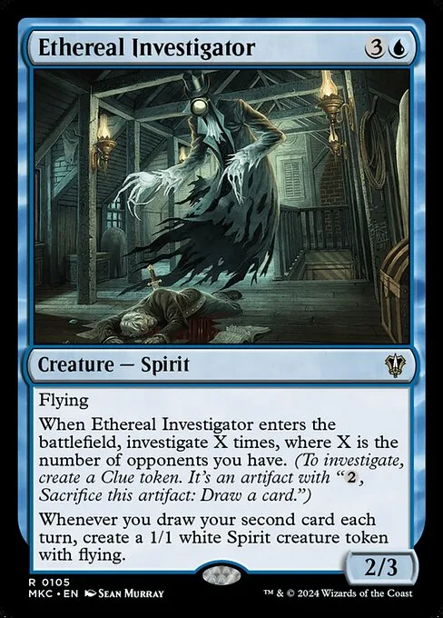 Ethereal Investigator · Murders at Karlov Manor Commander 105/358