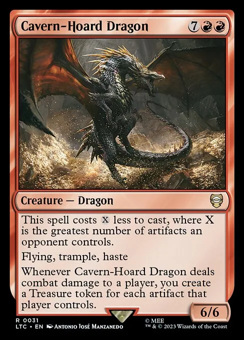 Cavern-Hoard Dragon · Tales of Middle-earth Commander 31/591