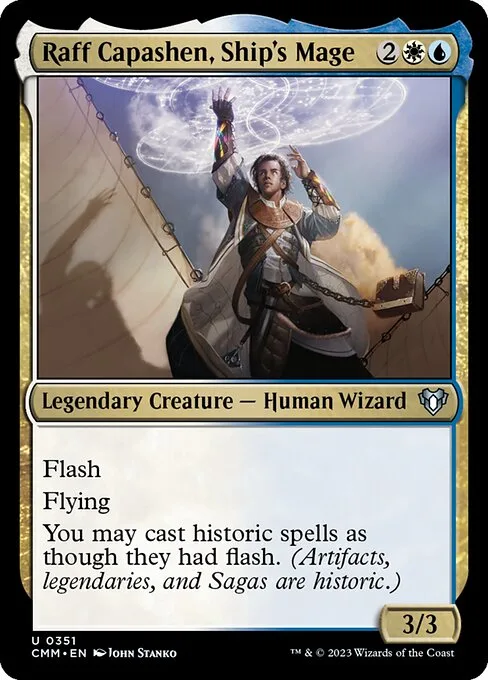 Raff Capashen, Ship's Mage · Commander Masters 351/1067