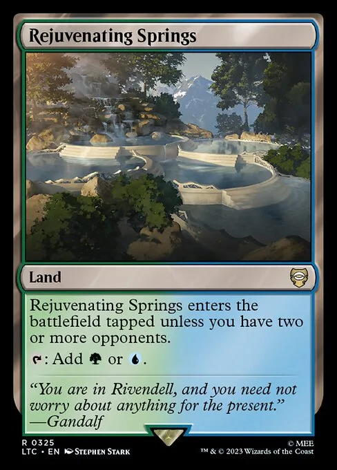 Rejuvenating Springs · Tales of Middle-earth Commander 325/591