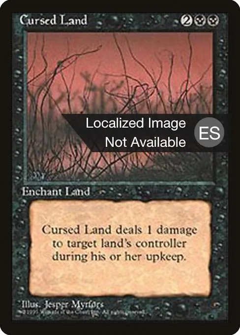 Cursed Land · Fourth Edition Foreign Black Border 127/378