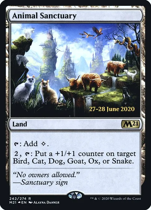 Animal Sanctuary · Core Set 2021 Promos 242s/137