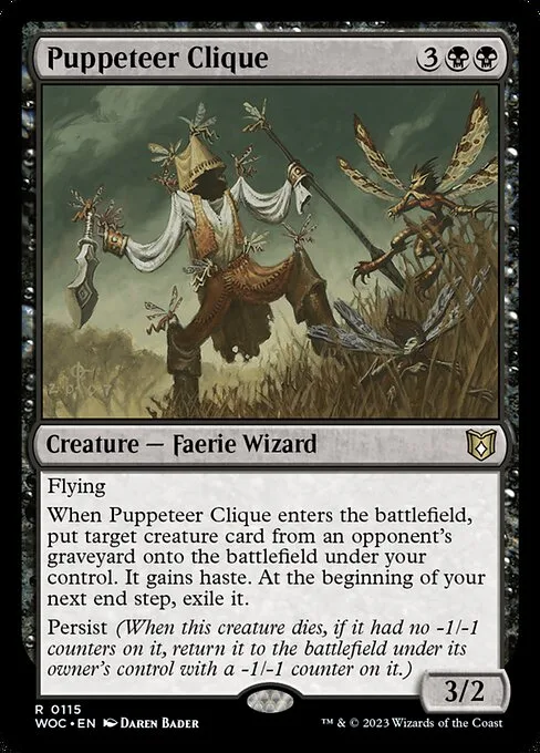 Puppeteer Clique · Wilds of Eldraine Commander 115/173