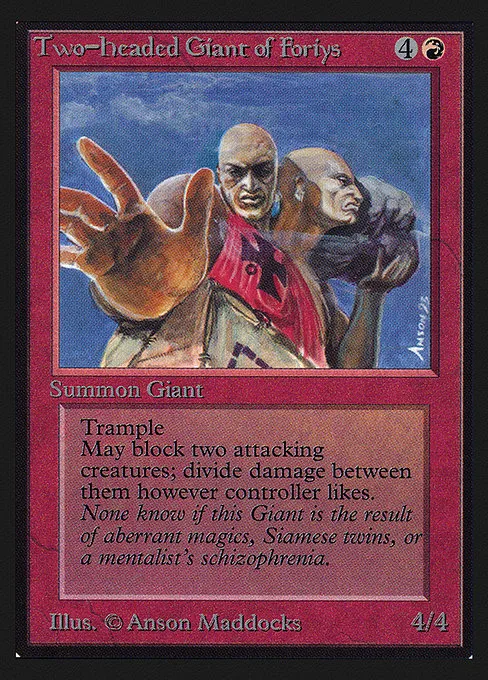 Two-Headed Giant of Foriys · Intl. Collectors' Edition 180/302