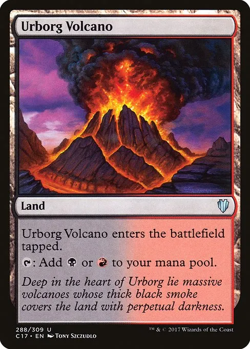 Urborg Volcano · Commander 2017 288/309