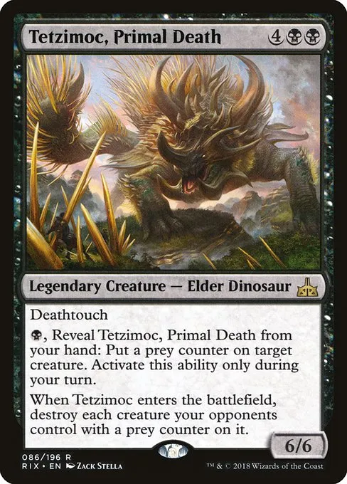 Tetzimoc, Primal Death · Rivals of Ixalan 86/205