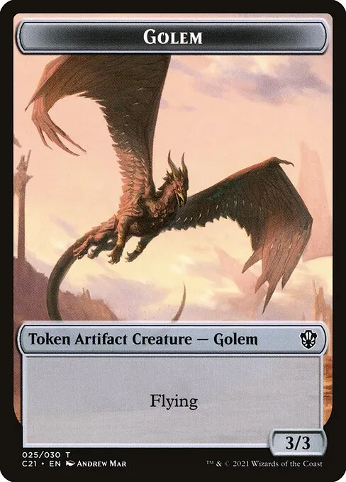 Golem · Commander 2021 Tokens 25/30
