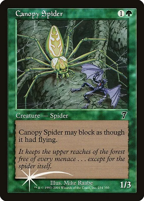 Canopy Spider · Seventh Edition 234★/708