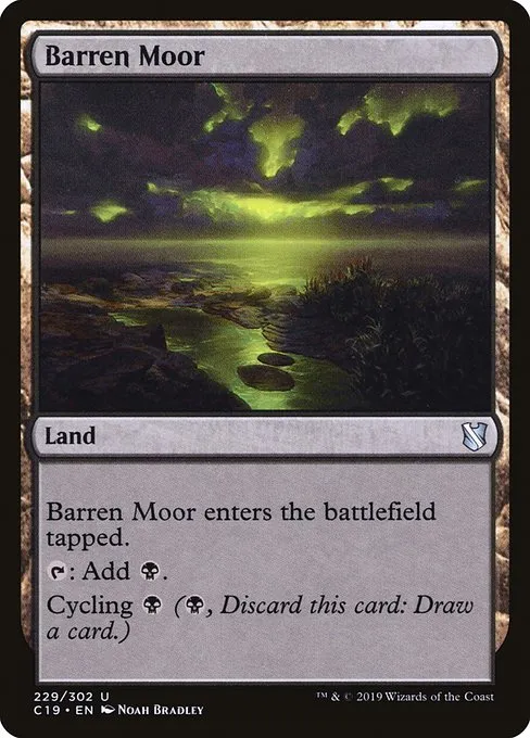 Barren Moor · Commander 2019 229/302