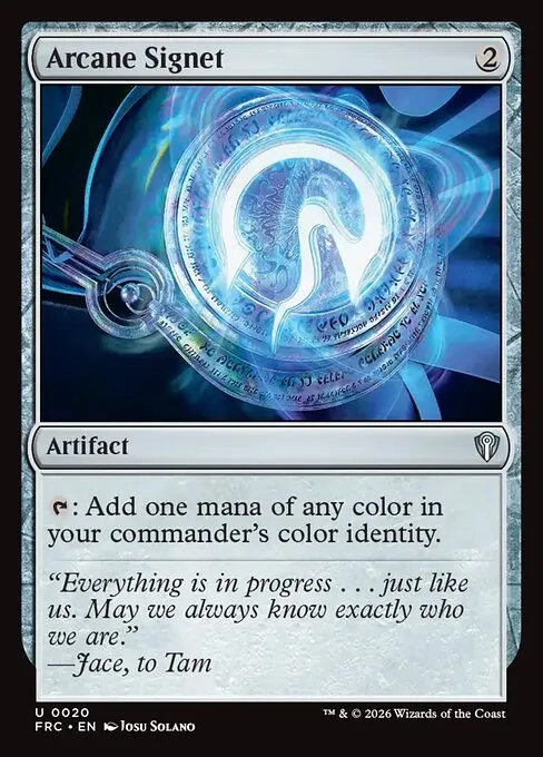 Arcane Signet · Reality Fracture Commander 20/2